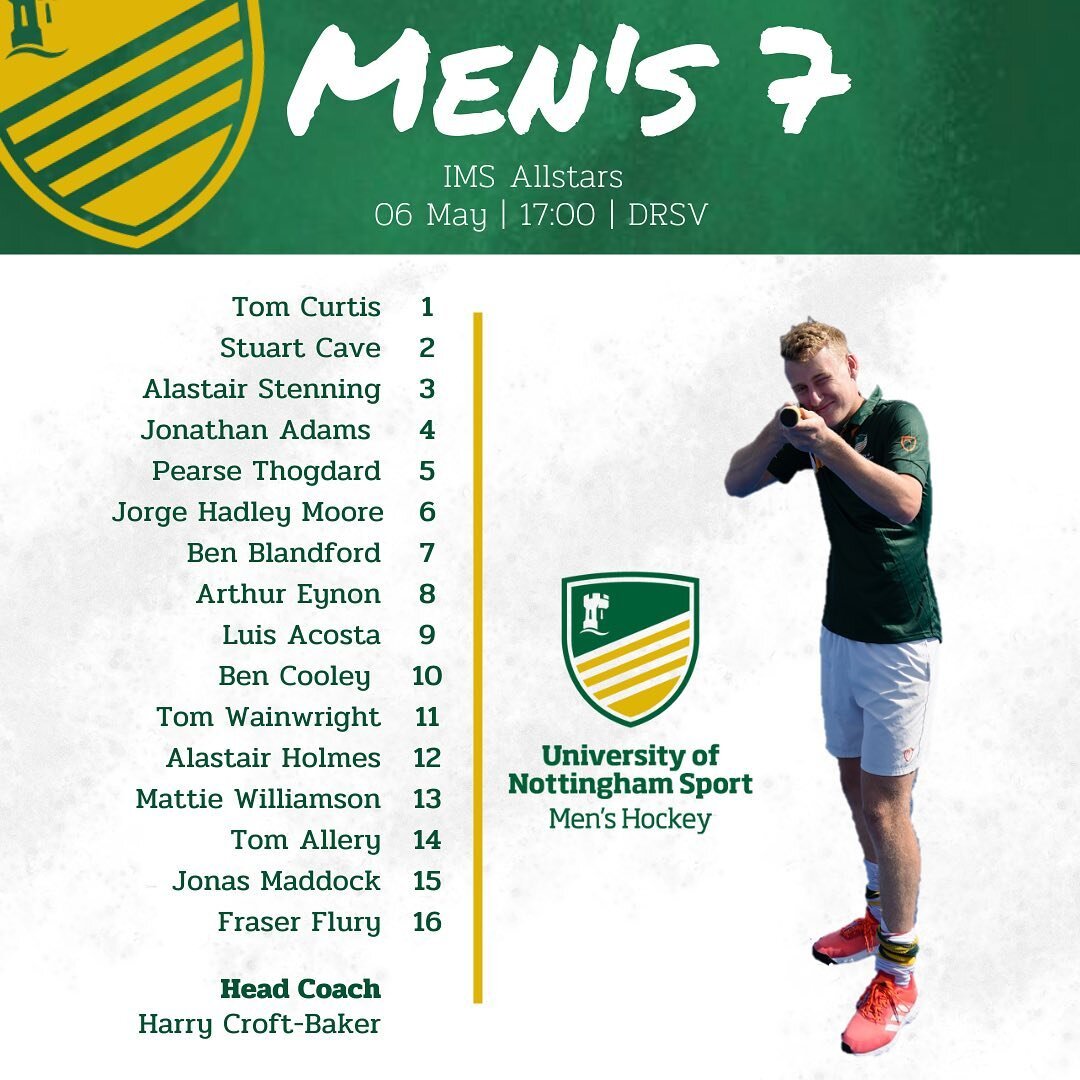 IMS Allstars Series 🔥

On Saturday the Men&rsquo;s 7s face the IMS Allstars @DRSV 5pm.

Get down to DRSV to show you support and make some noise. 💚💛

#imsallstars // @uonsport