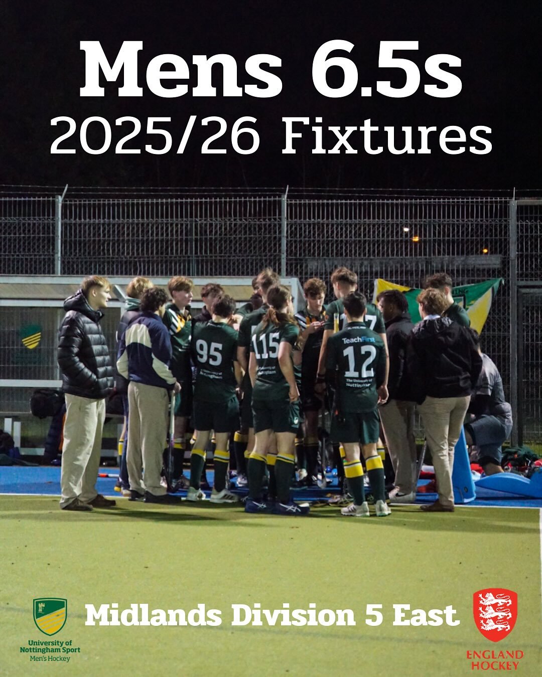 Fixtures for the Men’s 6.5s 2025/26 season have been released!
After gaining promotion last year the lads will be looking to push for success again this year. Follow us on all of our socials to keep up to date with their results as they push f