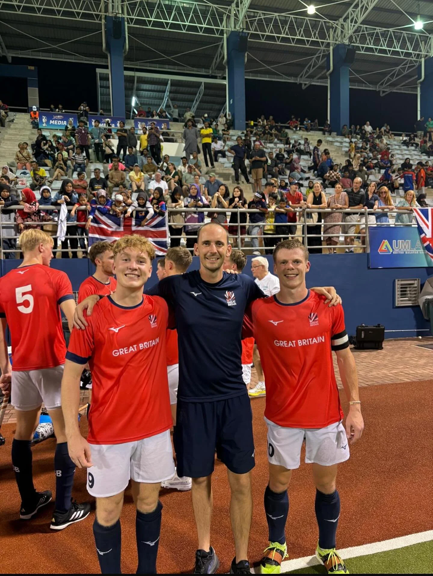 Huge Congratulations to Max, Harry and our coach James Bateman on their Bronze medal at the SOJC! 🥉 

The Great Britain U21s travelled to Malaysia to play against some of the best hockey nations in the world! 

The group had competitive games agains