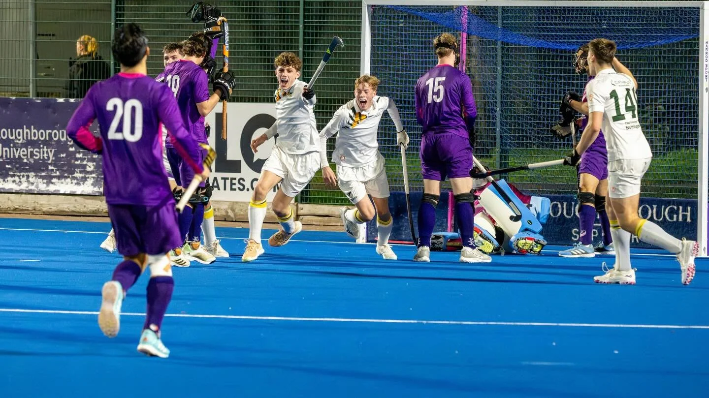 Couple of flicks from our Men&rsquo;s 1s Victory over Loughborough 💚💛