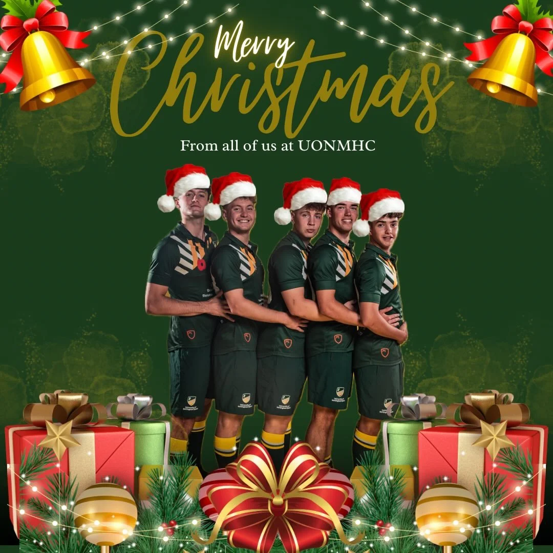 Merry Christmas from all of UoNMHC 💚💛🎅