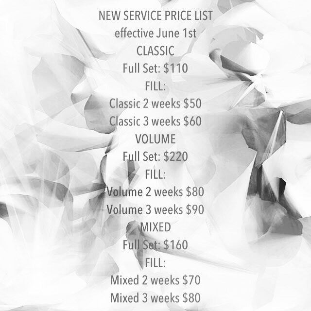 Hey lash loves! @intensifeyedbeauty wants to inform all of you babes that there will be an increase in our pricing effective on June 1. Due to us only wanting to use the highest of quality of products during our services we have been challenged with 