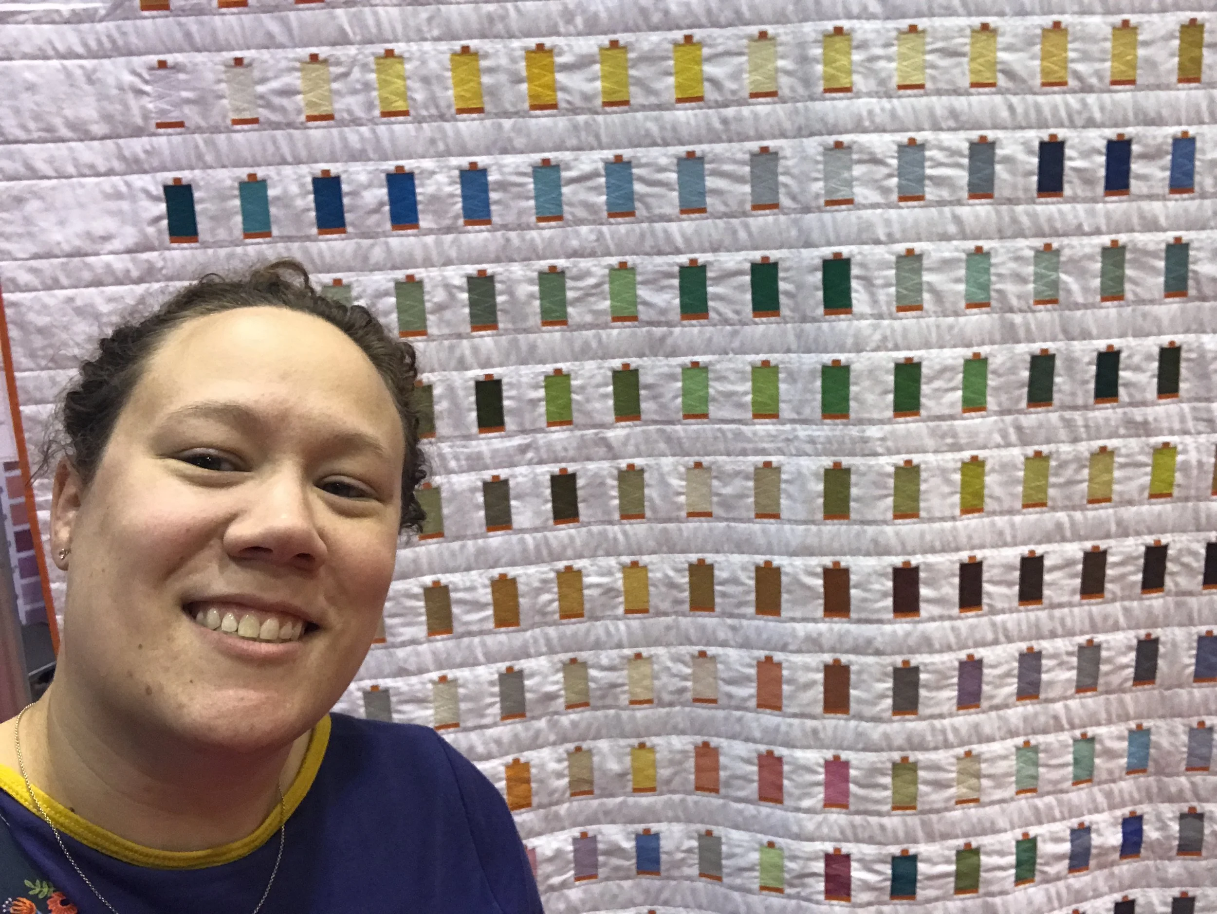 "270 Colors" quilt from Whole circle studio