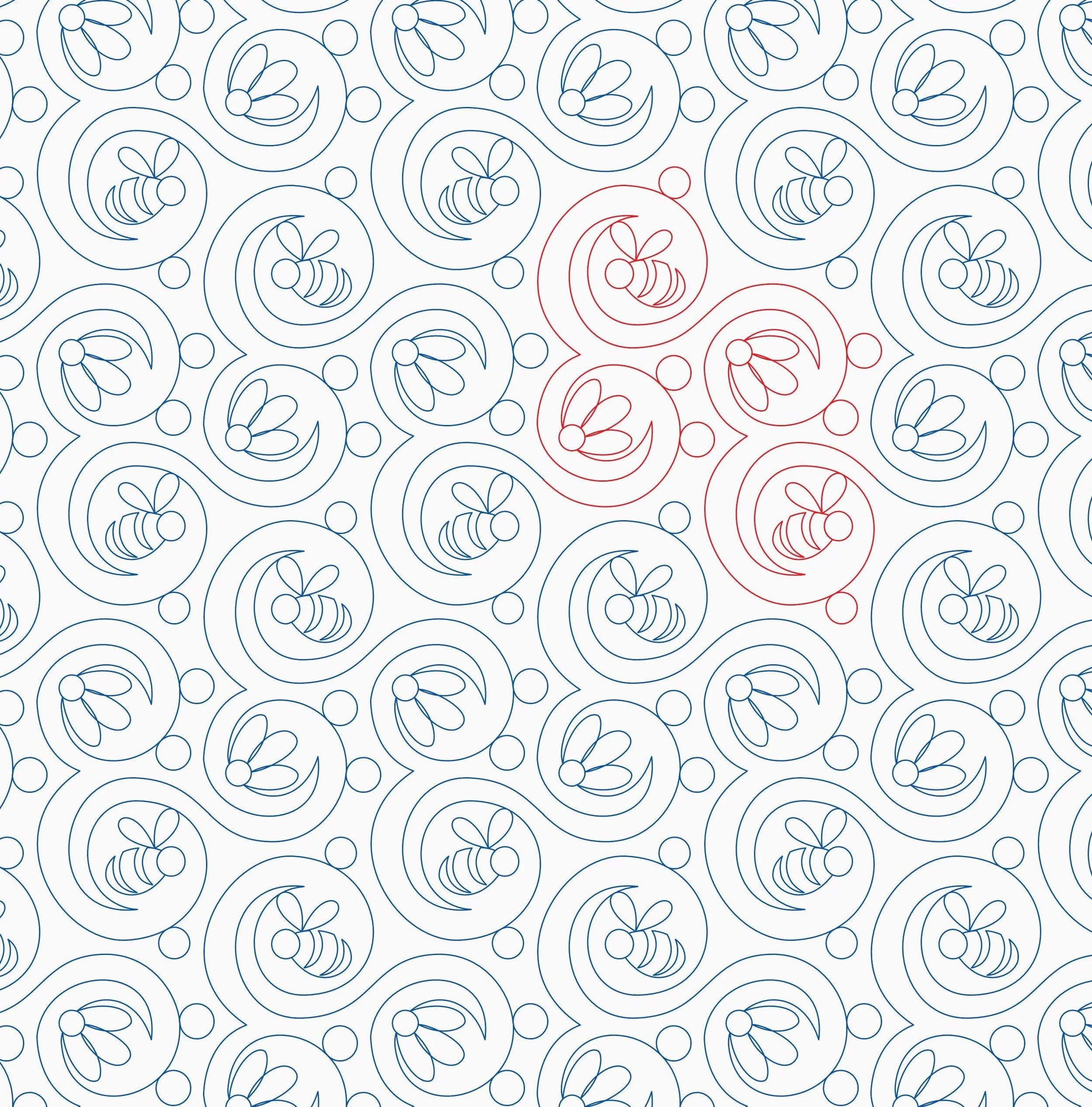 Swirly Bees