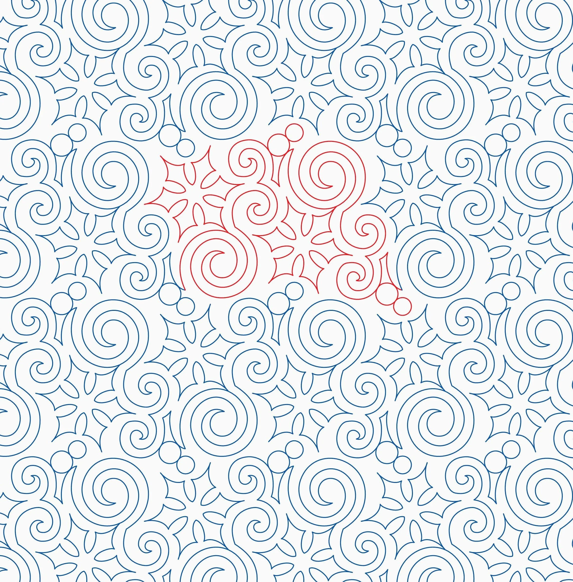 Swirly Snowflake
