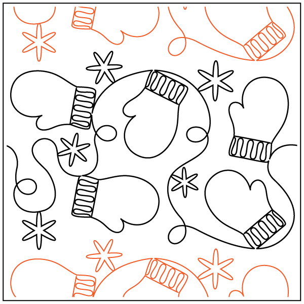 Mittens N Snowflakes