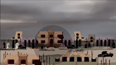 The portal effect I implemented for Struggling Dreams meant to represent the "unreality" theme of the game jam.