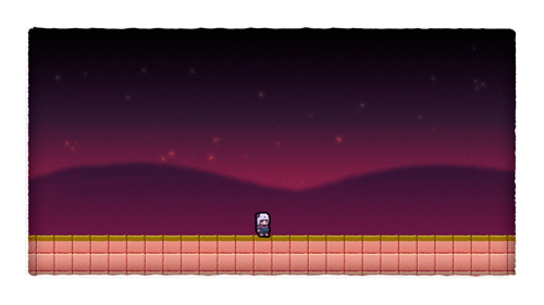 An example of the shifting viewport in Paper Dreams.