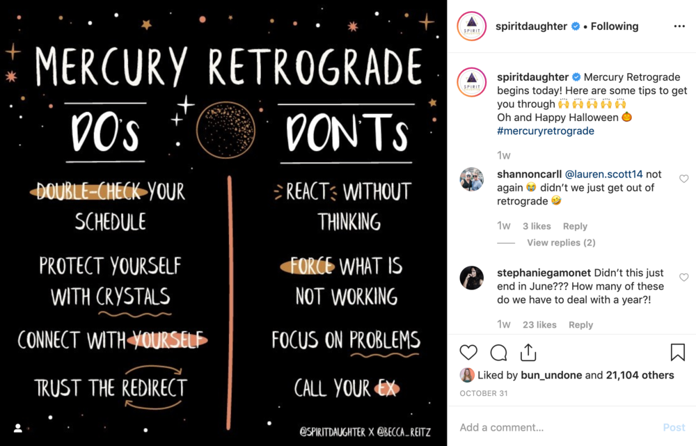 WTF Is Mercury Retrograde + What Does It Mean To Me — Cami Bartel