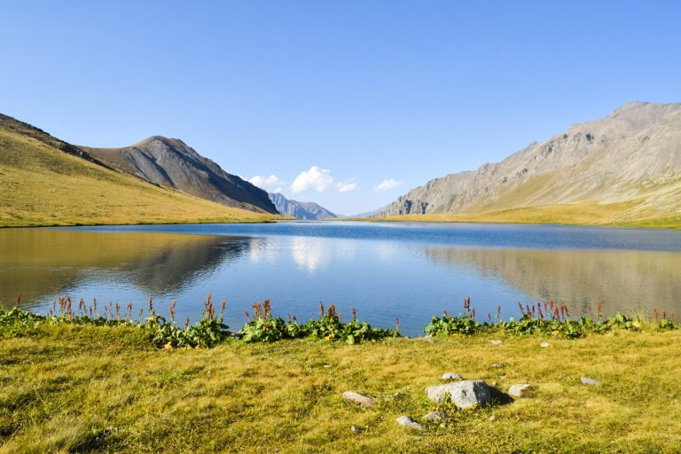 Black Rocks Lake with Russia just across from you.