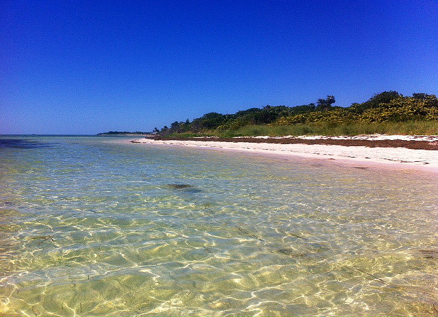 Sandspur Beach at Bahia Honda State Park. 
