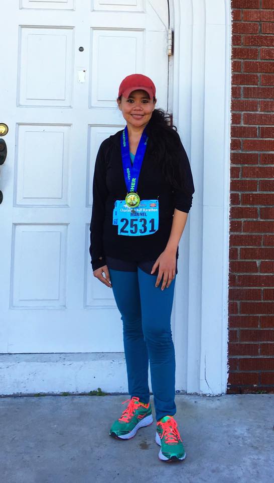 Completing the Charleston half marathon to prepare mentally and physically. 