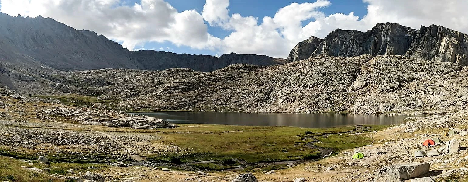 Guitar Lake is one of the best campsites on JMT.