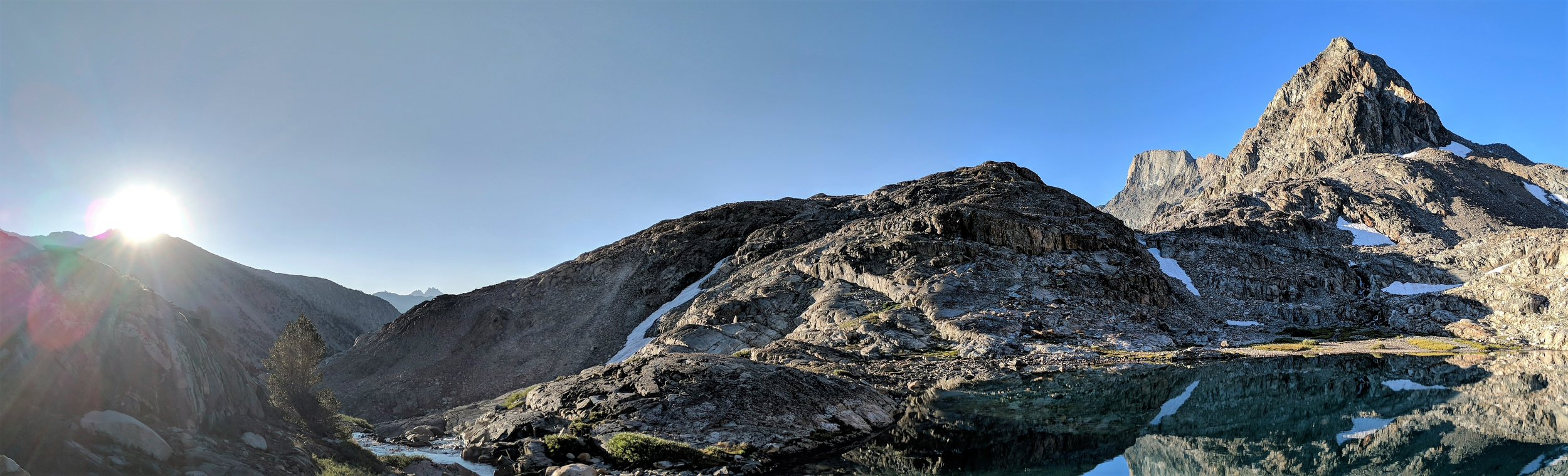 Muir peak at sunrise