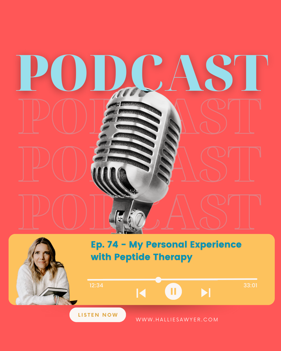 Ep. 74 - My Personal Experience with Peptide Therapy