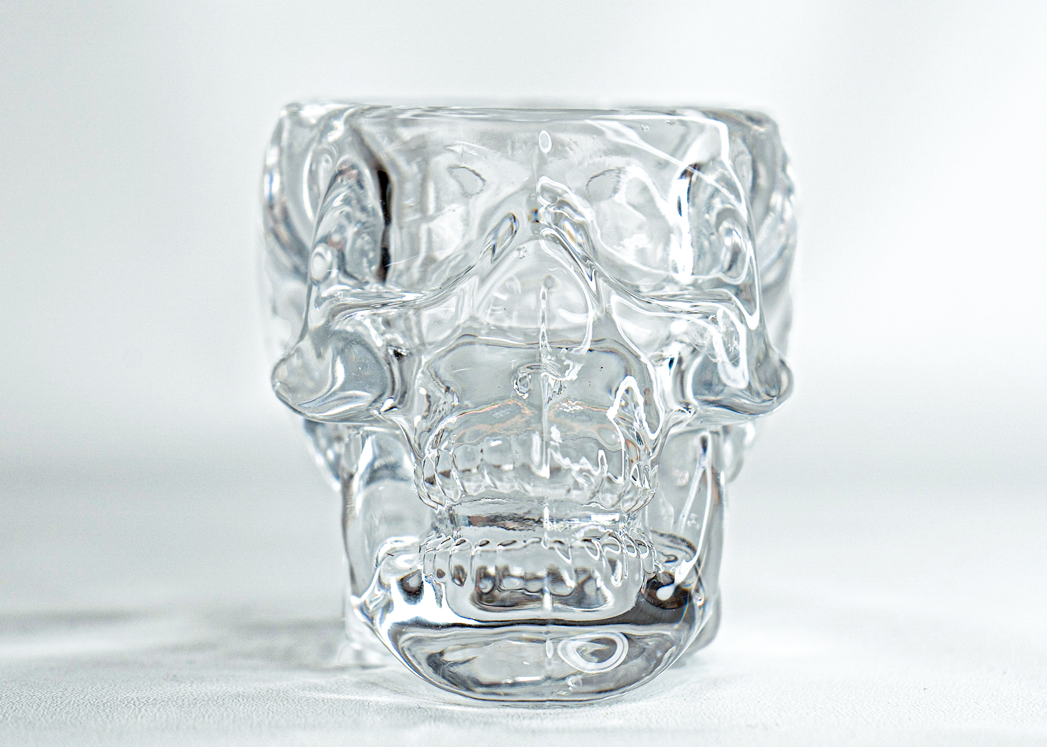 Bonefade Barbers 2 oz Skull Shot Glass