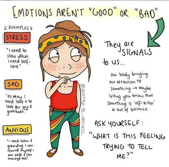 Emotions Aren't "Good" Or "Bad"