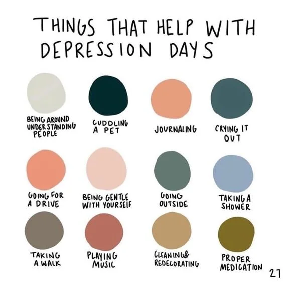 Things That Help With Depression Days