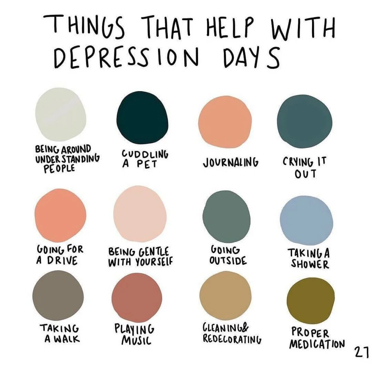 Things That Help With Depression Days