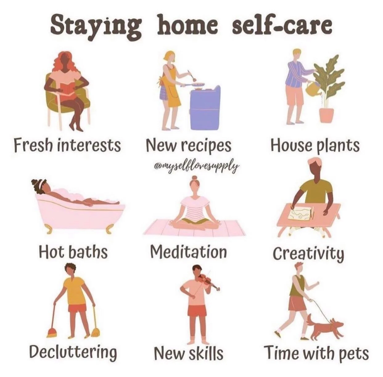 Staying Home Self Care