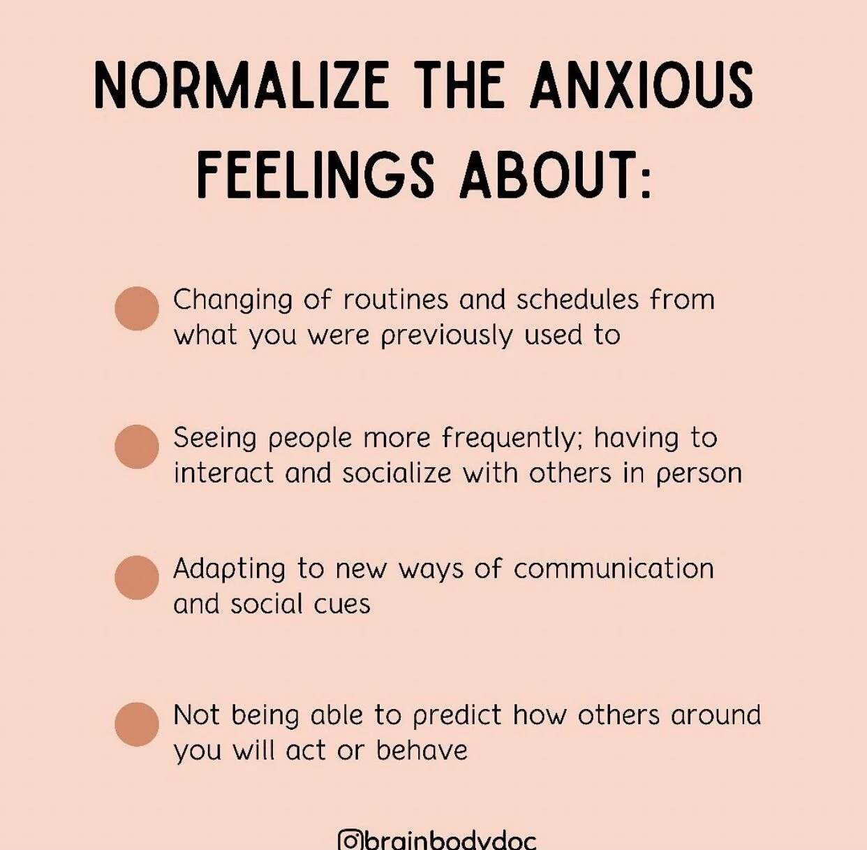 Normalize The Anxious Feelings About... 