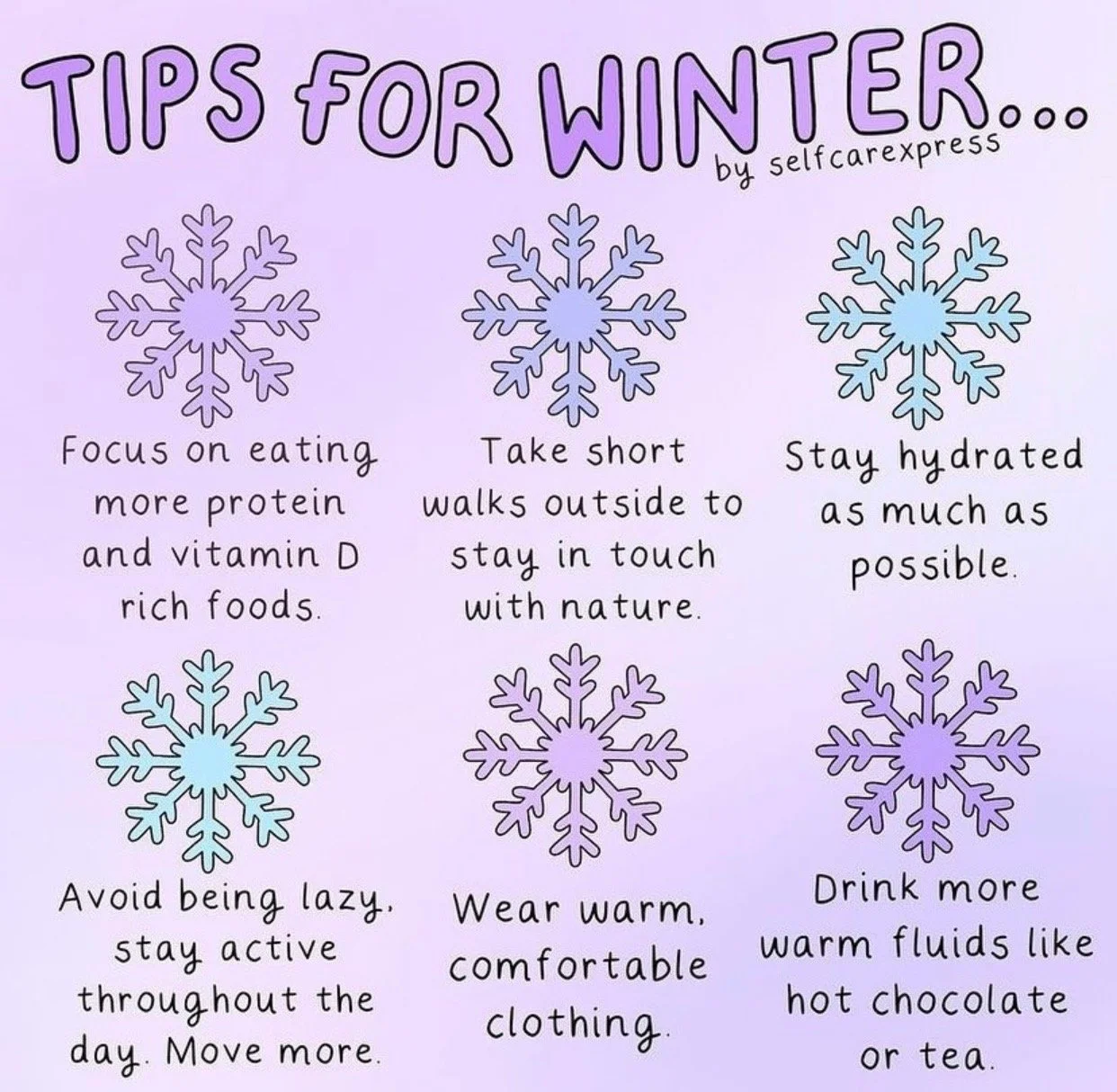 Tips for Winter... 