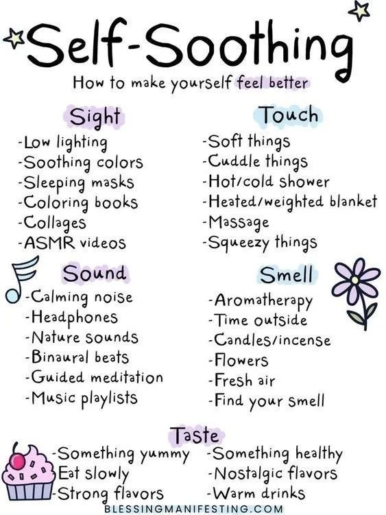 Self Soothing: How to make yourself feel better