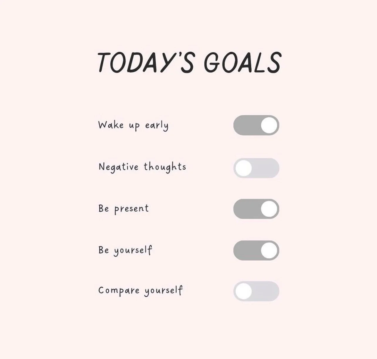 Today's Goals