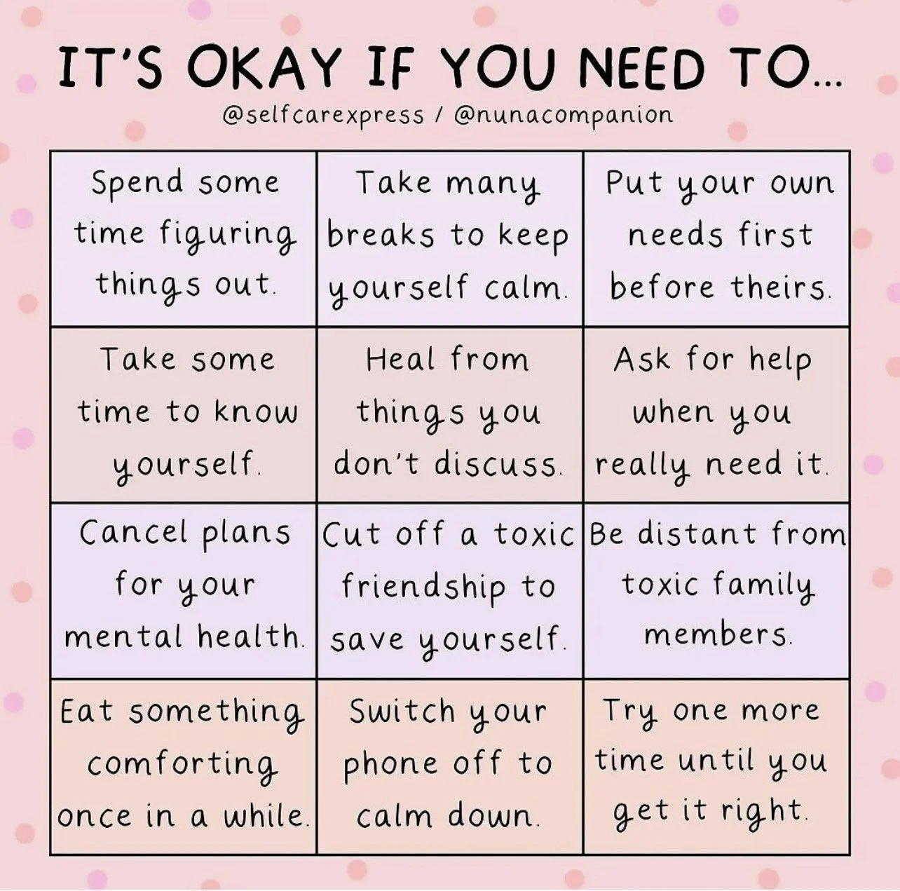 It's Okay If You Need To... 