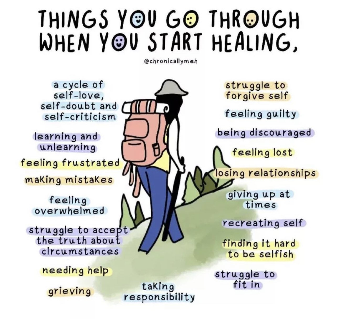 Things You Go Through When You Start Healing