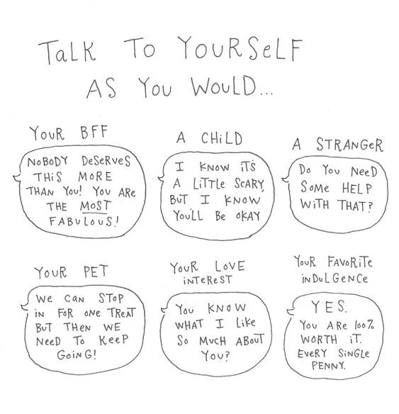 Talk To Yourself As You Would...