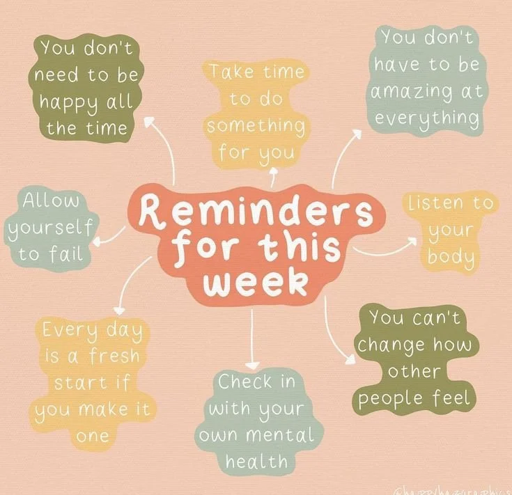 Reminders For This Week