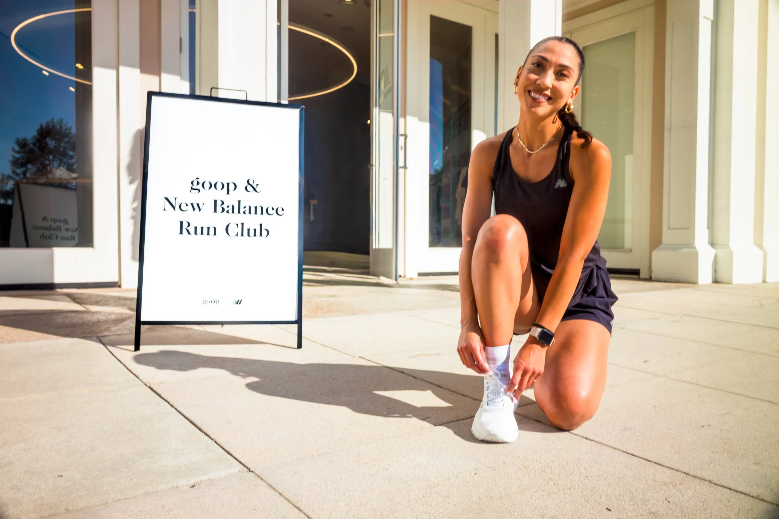 Goop X New Balance Run Club 