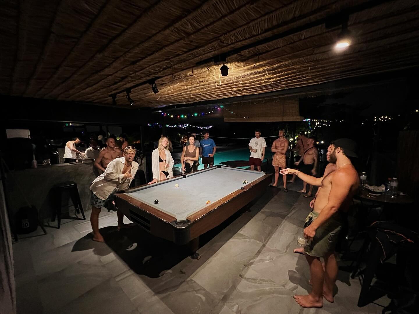 Having a blast with killer pool game 💥🎱 #savagehostelkohtao #kohtao #kohtaoisland