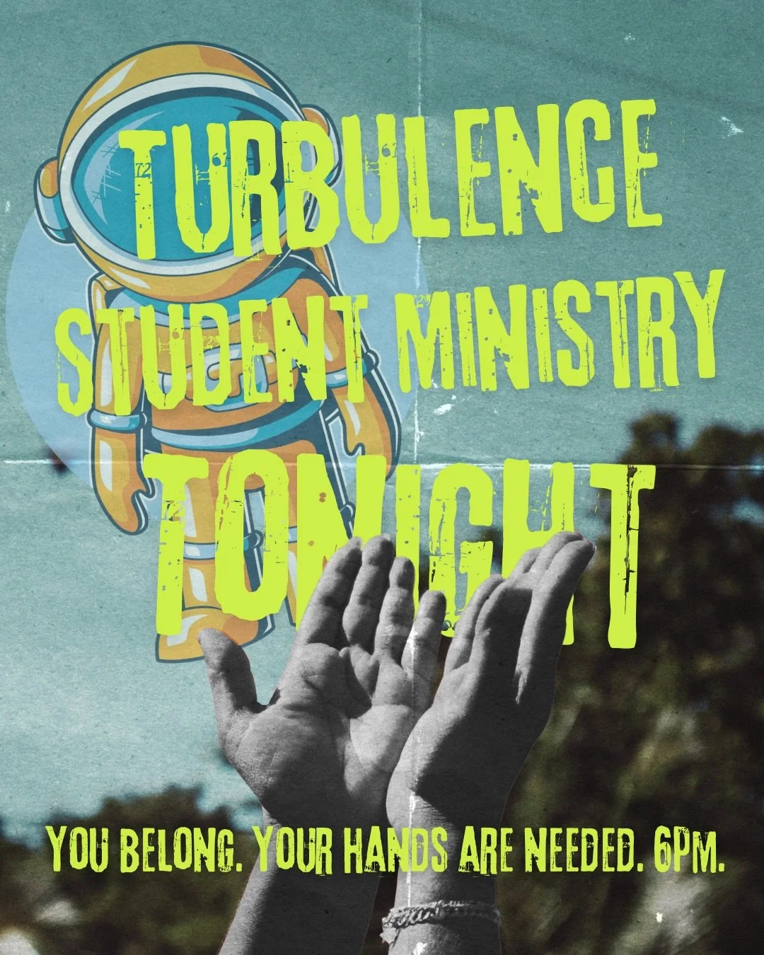 Turbulence Tonight! Are you bringing a friend? Let us know in the comments ⬇️ We will continue the new series PRAYER 🙏 6pm, come for the food, games, and hangout, stay for the community 🤘