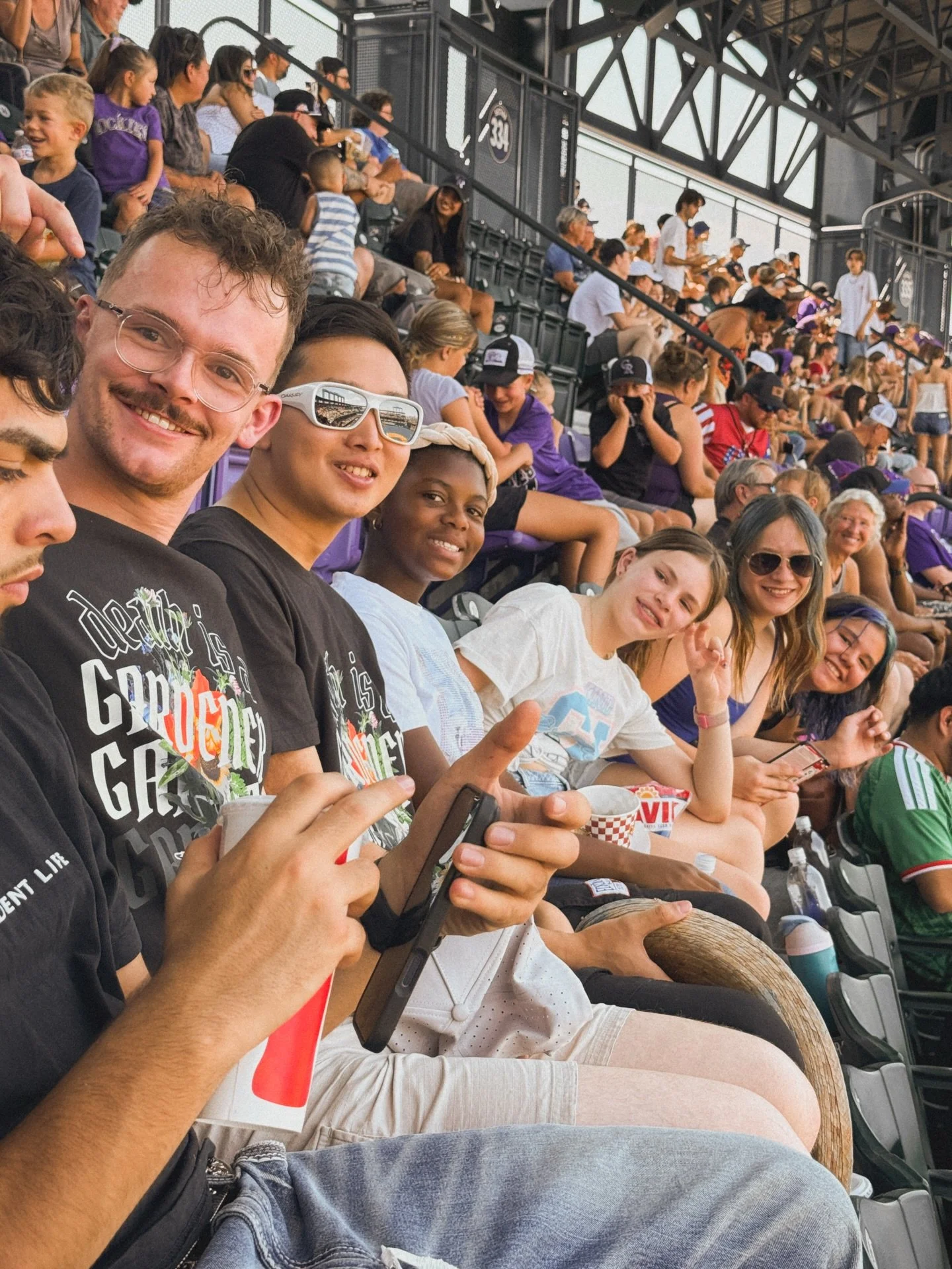 We had D BEST time at the Rockies game!