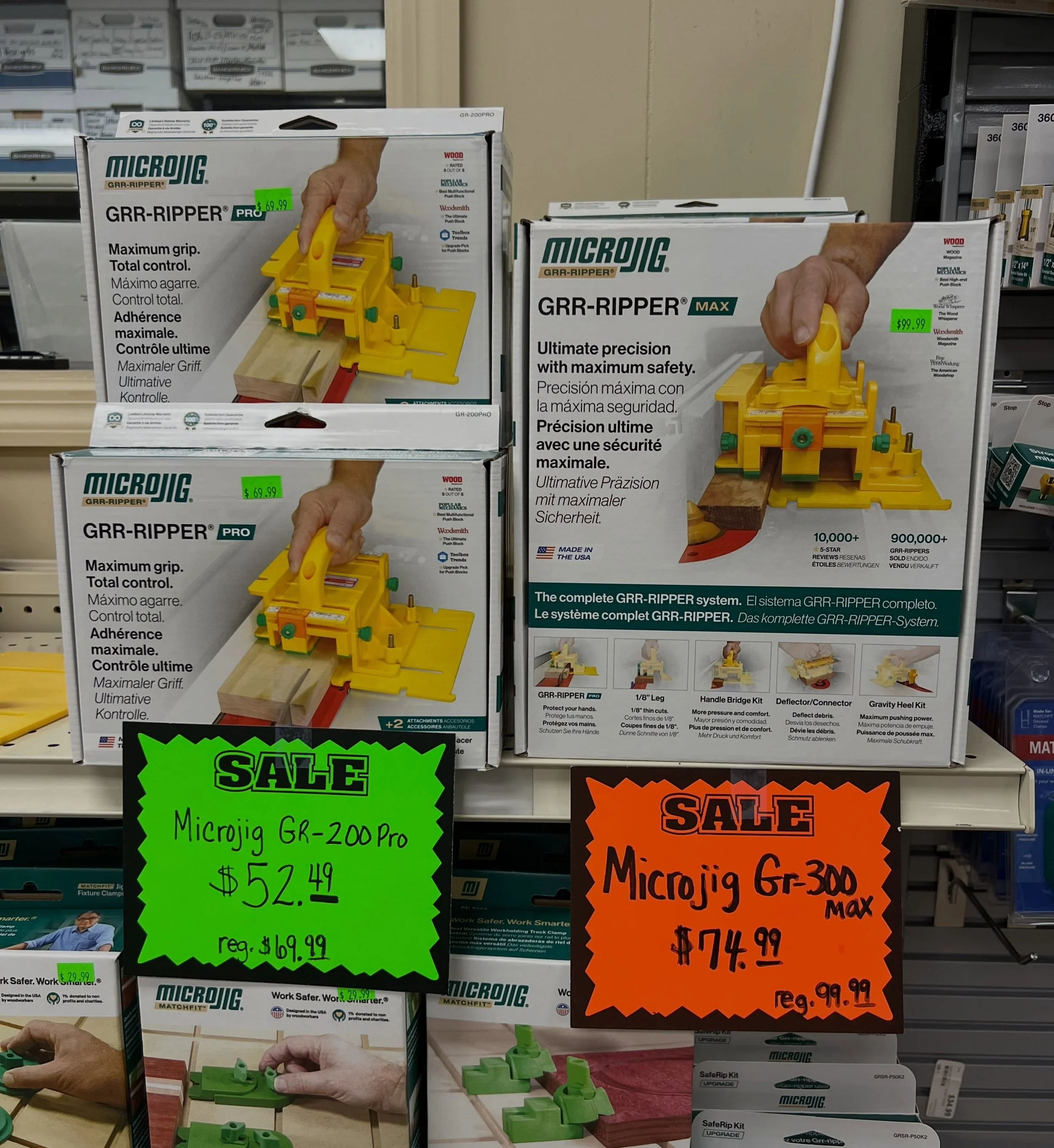 🔥🔥🔥HOT DEAL🔥🔥🔥
@microjig GR-200 $52.49 reg. $69.99
GR-300 Max $74.99 reg. $99.99
Quantities are limited to stock on hand.
Watch for the NEW Gripper Air coming out in this Fall! 

Mark&rsquo;s Machinery 
2210 Towson Avenue
Ft. Smith, AR 72901

&