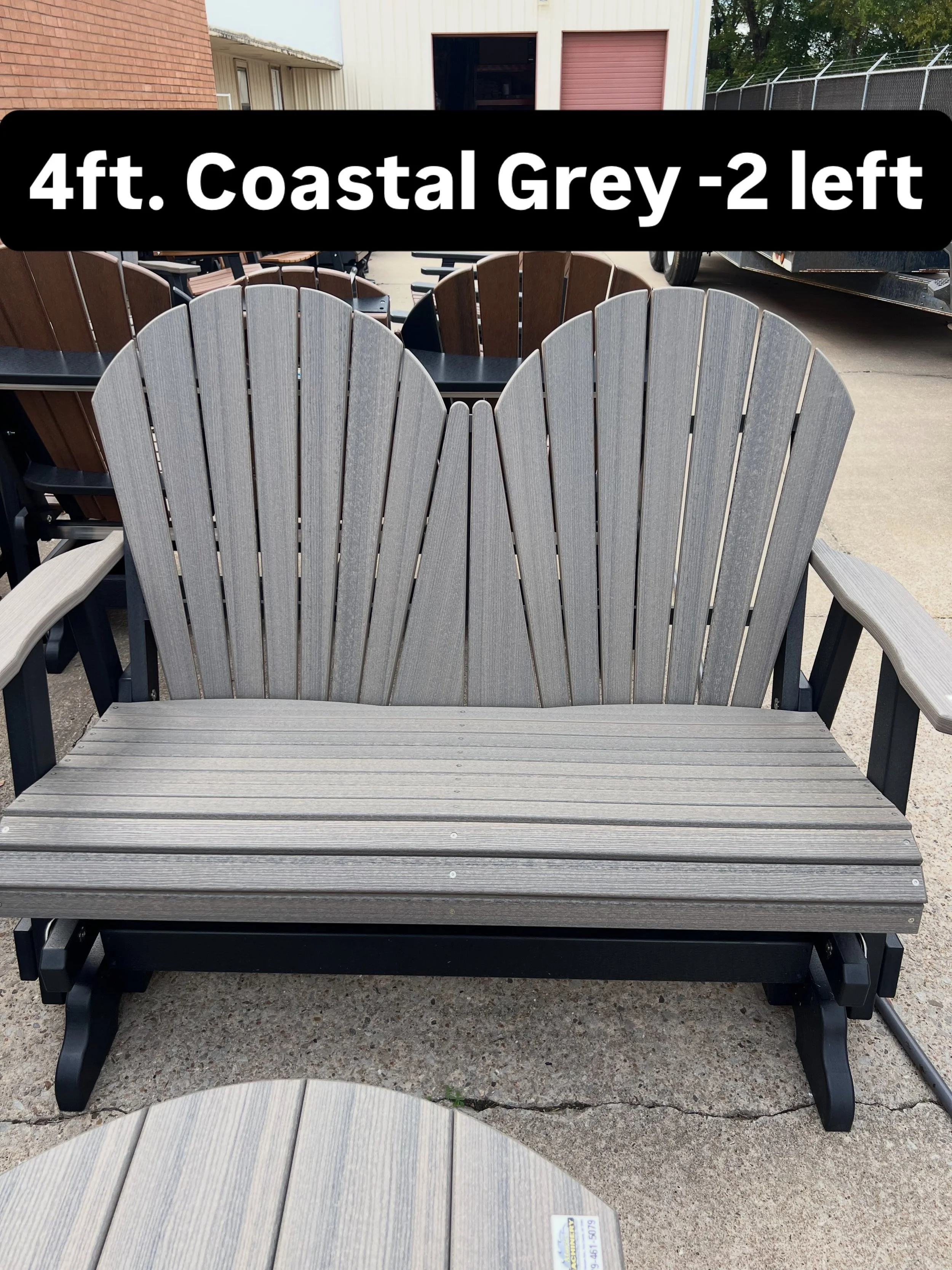 Outdoor Poly Furniture is NOW 20% off. We have been authorized by Dutchboy Poly Furniture to move out our remaining 2026 inventory to get ready for the Spring 2027  arrivals. That&rsquo;s GREAT NEWS FOR YOU!! These are the 4 &amp; 5 ft. benches we ha