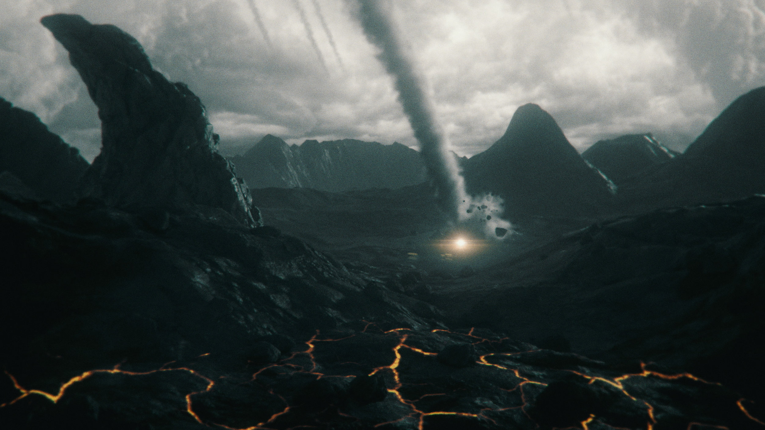 Early earth was a molten hell - but fire was nowhere to be found. It was missing a key ingredient - Life. It would take hundreds of millions of years for enough oxygen to build up in the atmosphere - only then could the age of fire begin.