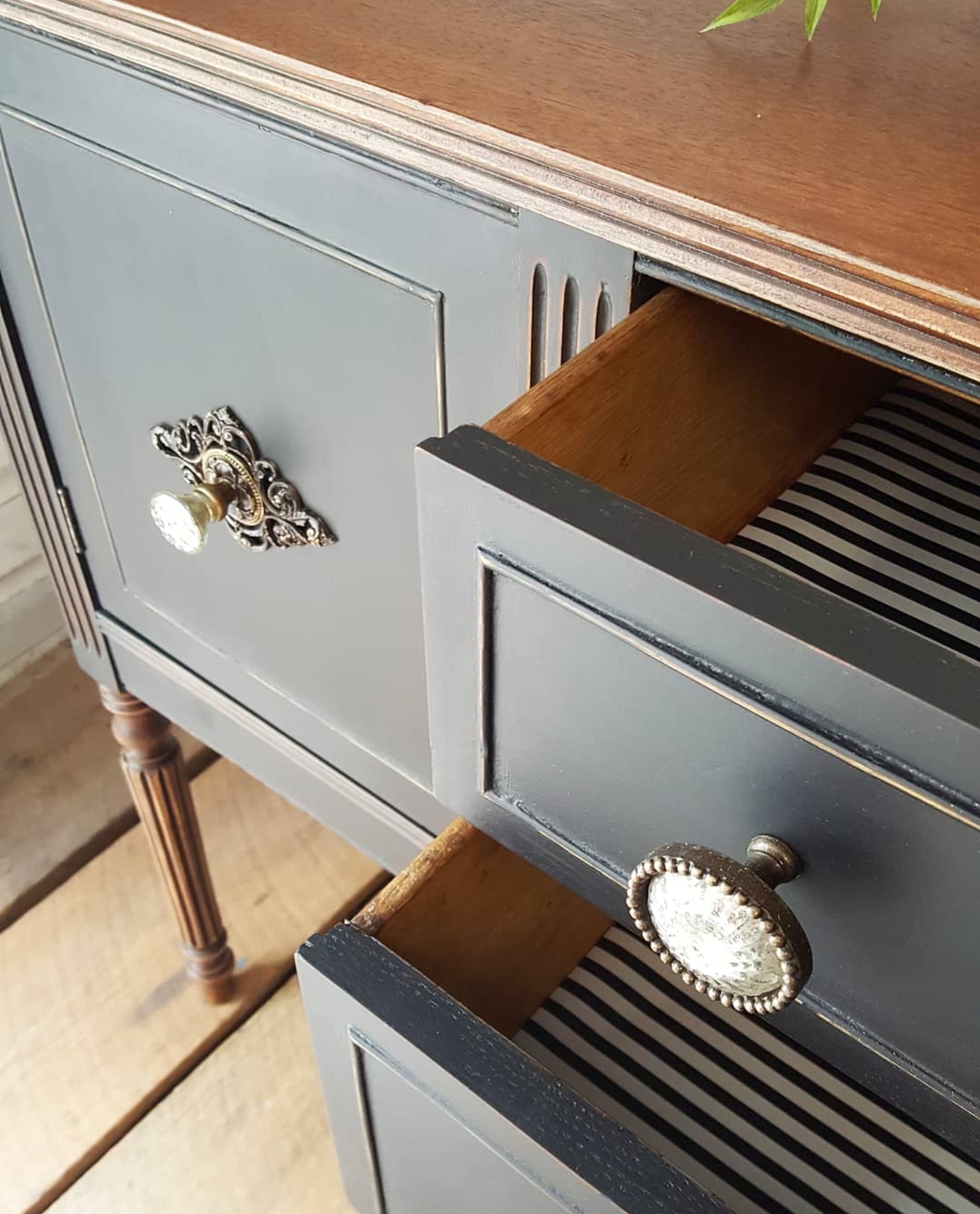 How to Add Drawer Liners to Painted Furniture the Easy Way