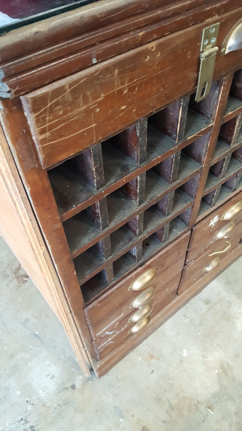 Antique Apothecary Cabinet Makeover with a few simple updates - Designed  Decor