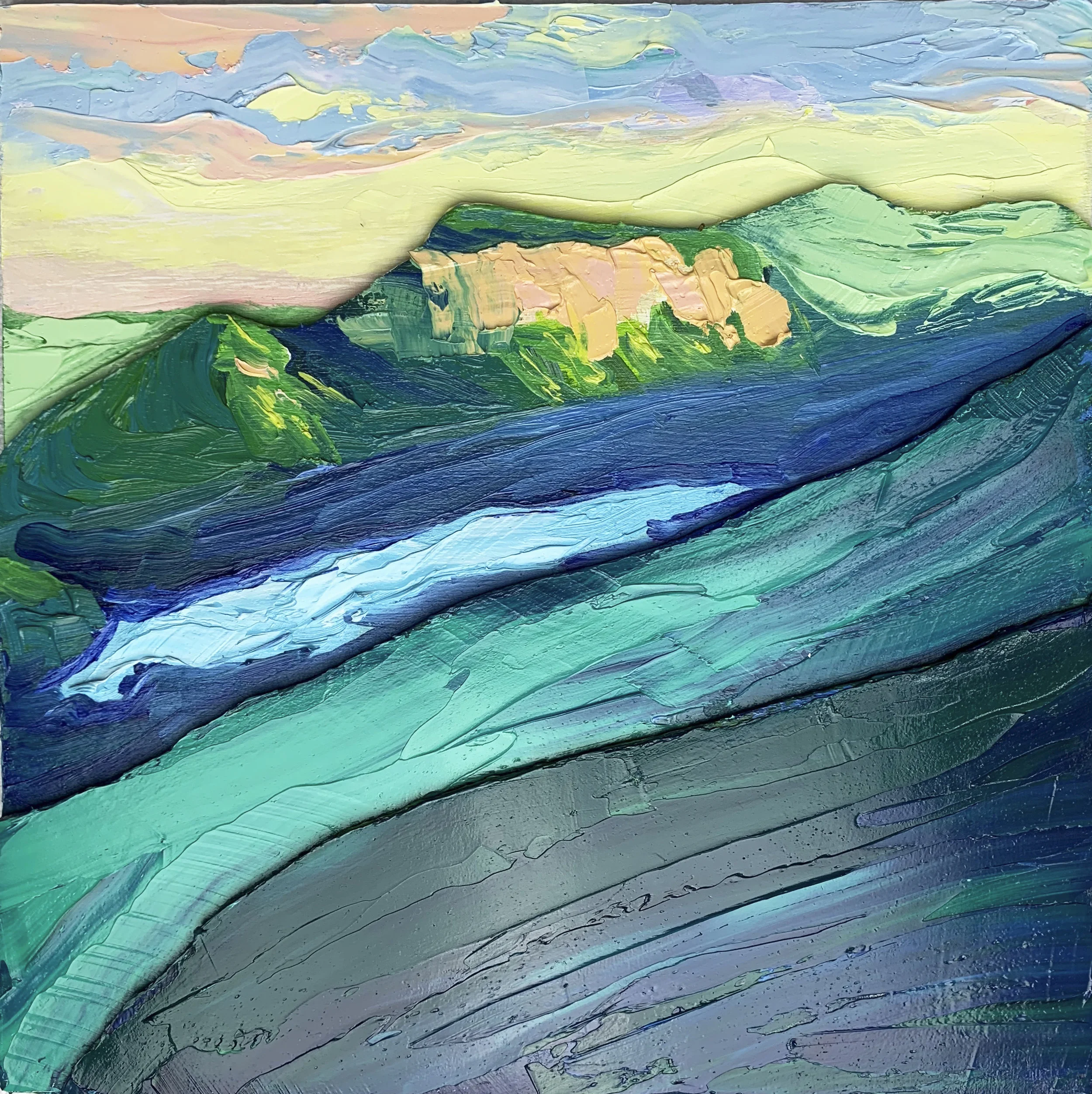 Table Rock Cutout - 2019 3D painting on wood