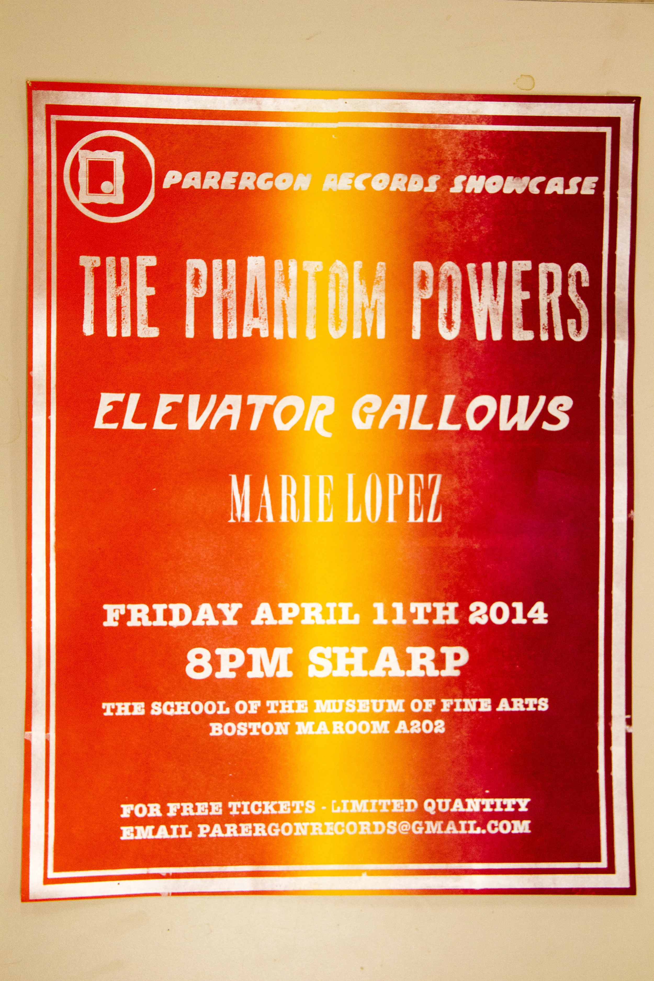 Parergon Showcase Poster