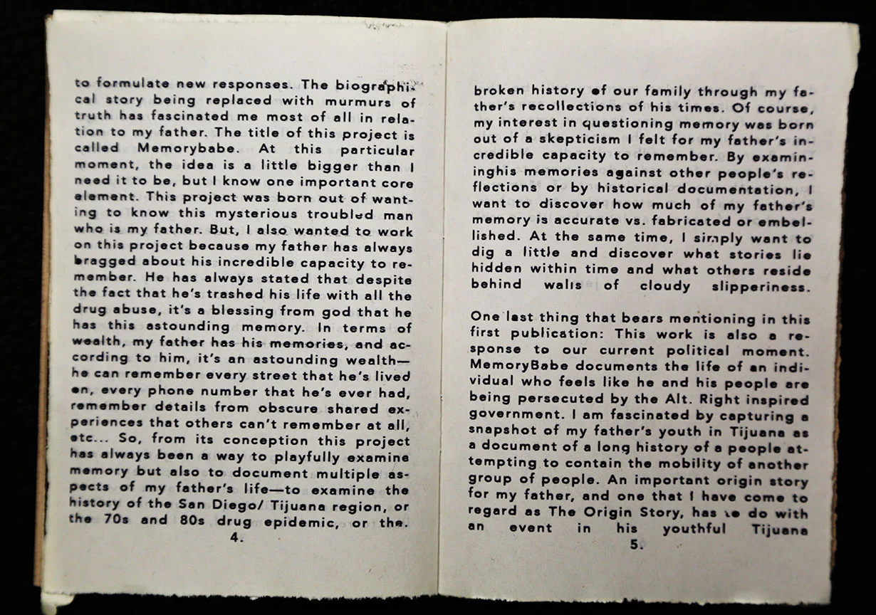 MemoryBabe No.1_ open book: pages 4&5