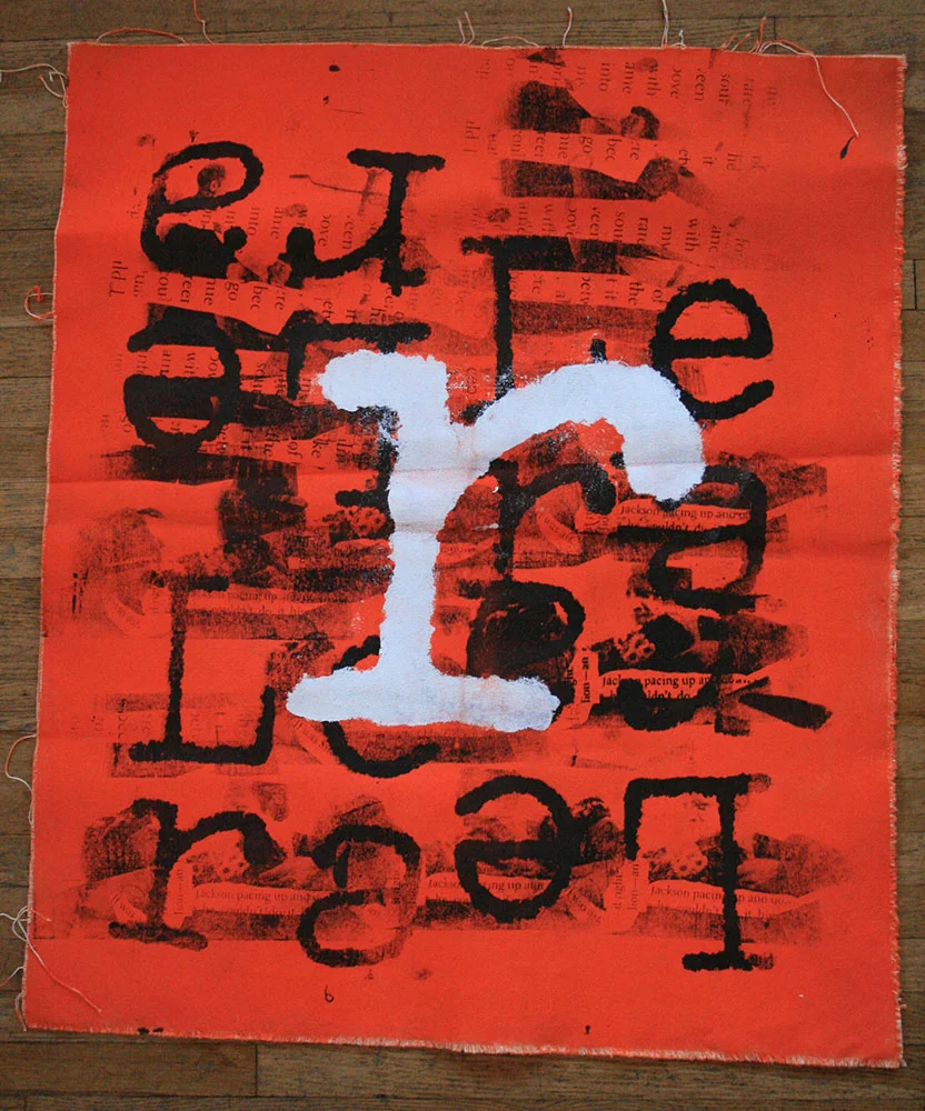 Le Ra: Orange paintings (letter R-Second set)