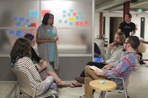 Group brainstorming ideas | photo by Michael Bucuzzo.