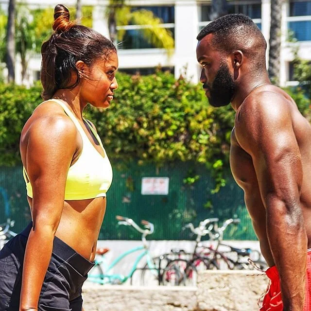 Tomorrow @airnigeria and I go head to head with the other competitors on @ultimatetagfox. ⁣
⁣
Doing this photoshoot with him post competition was so much fun 🤗. Which photo (1,2,3,or 4)is your favorite ? ⁣
&bull;⁣
&bull;⁣
&bull;⁣
⁣
Show airs Wednesd