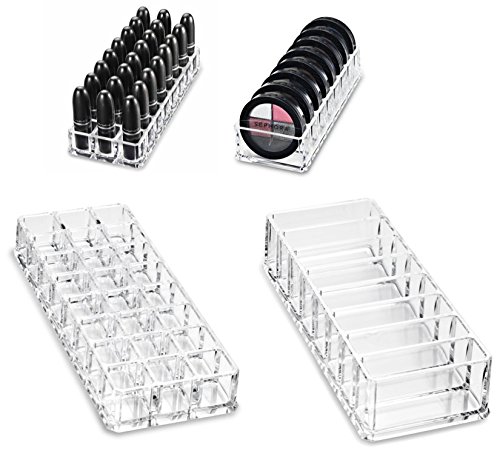 Acrylic Lipstick & Acrylic Compact Organizer