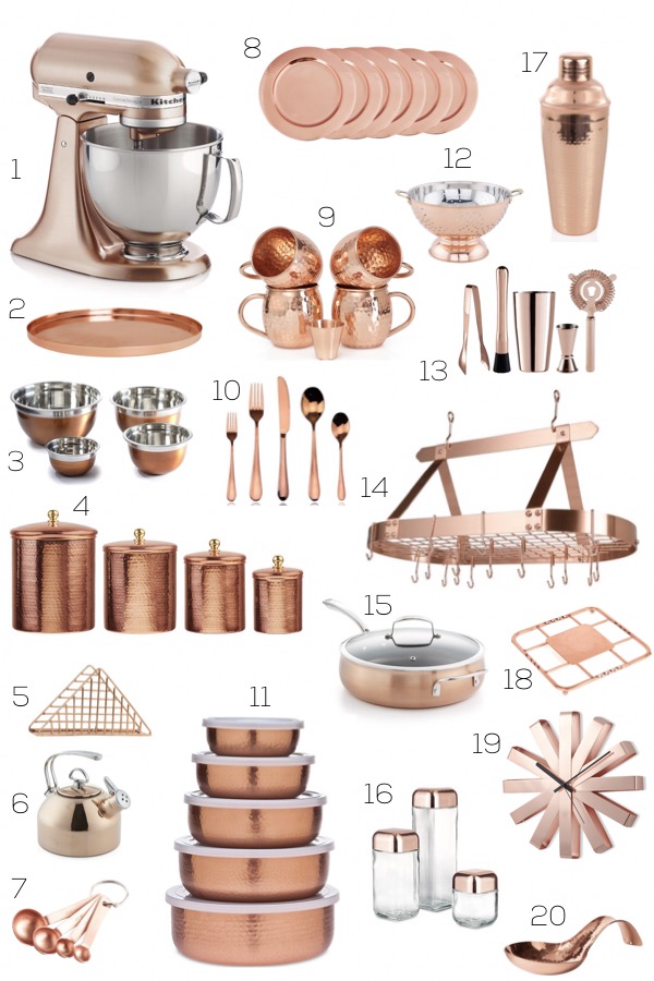 Copper Home Accessories