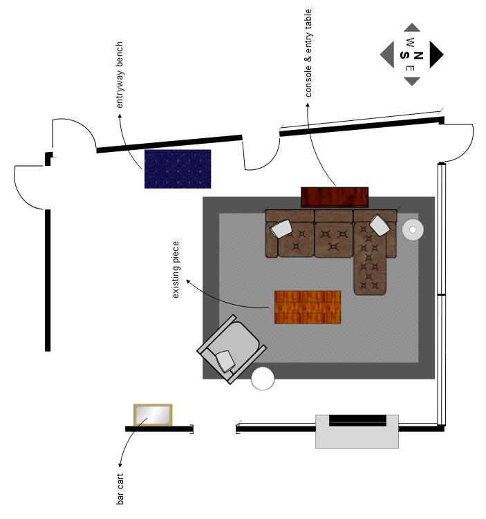Living Room Final Floor Plan